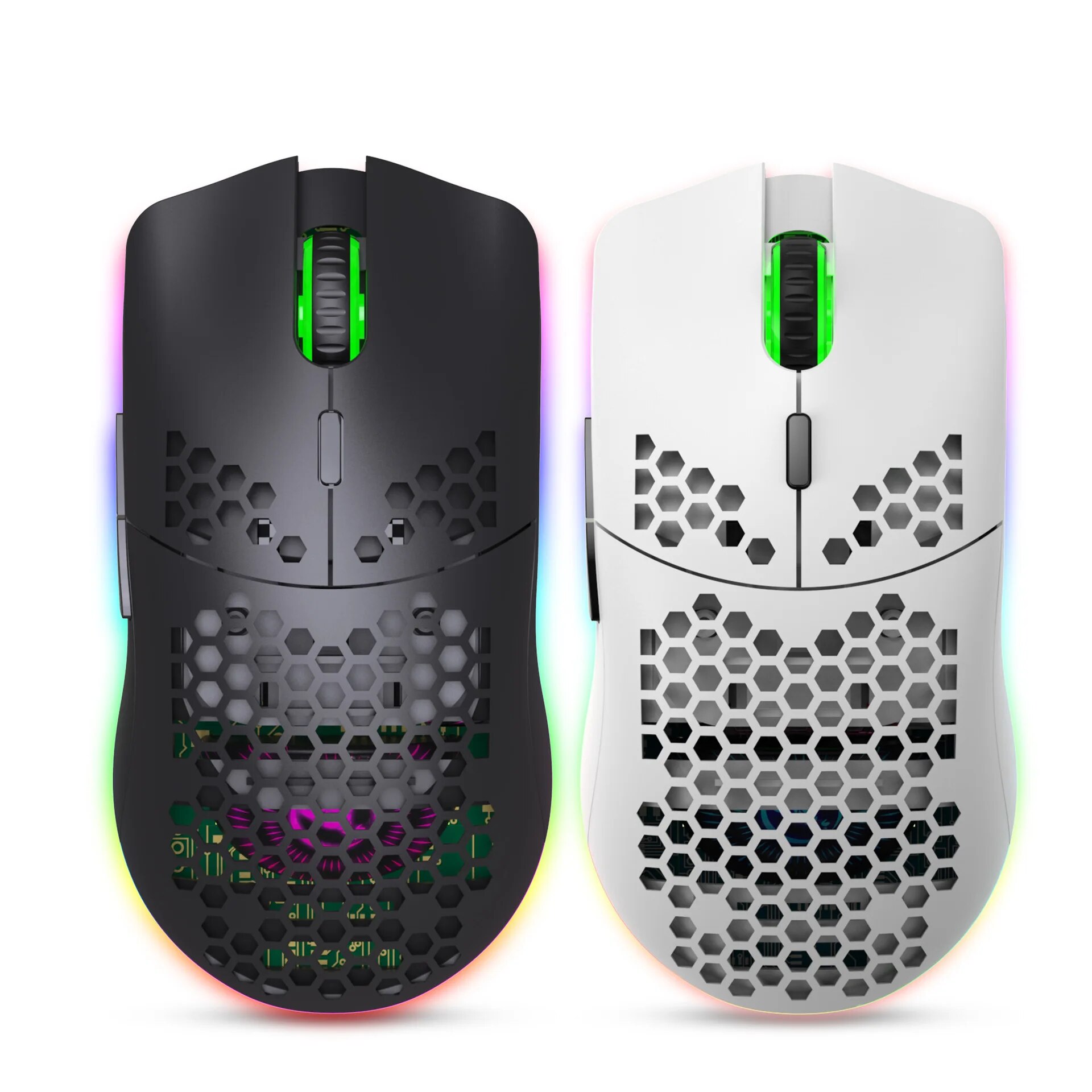 Es5 Esports Rgb Gaming Mouse - Новинка T66 перезаряжаемая USB 2,4G Беспроводная