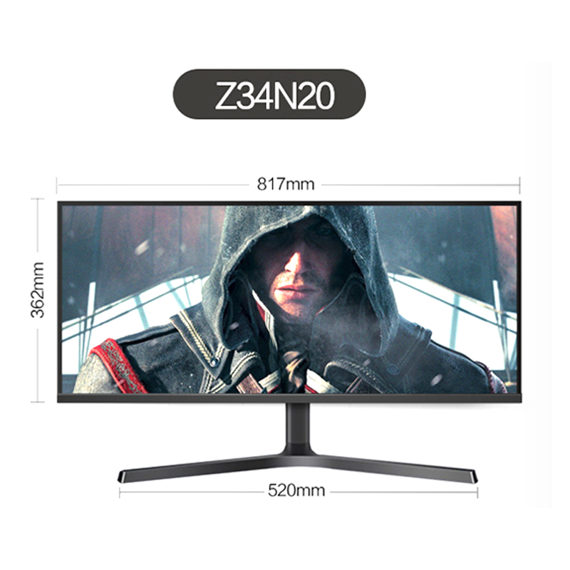 Esports Gaming Monitor - 34-дюймовый 4K IPS-панельный плоский монитор, родной