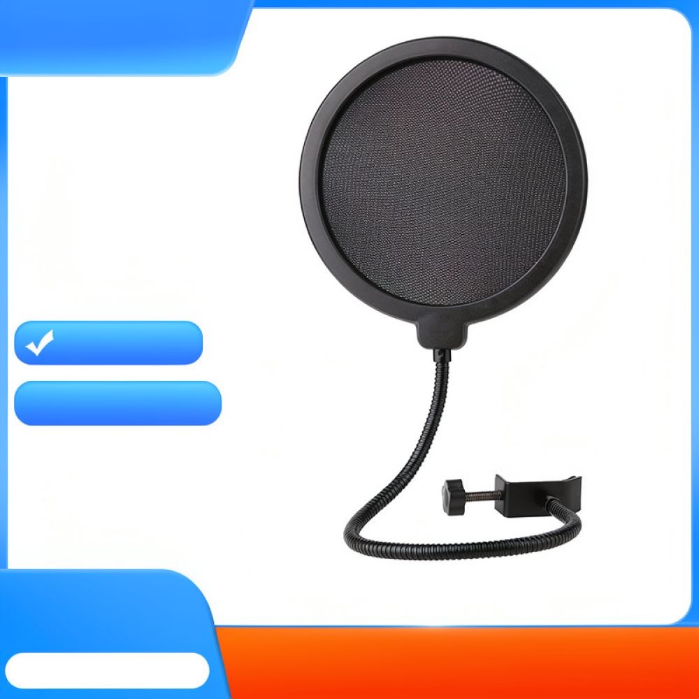 Pop Filter Streamer - Студийный микрофон с защитным экраном от