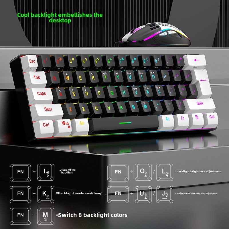Комплекты клавиатуры и мыши 60 – обзор и цена Es5 Esports Rgb Gaming Mouse